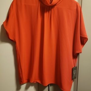 Orange vince camuto blouse